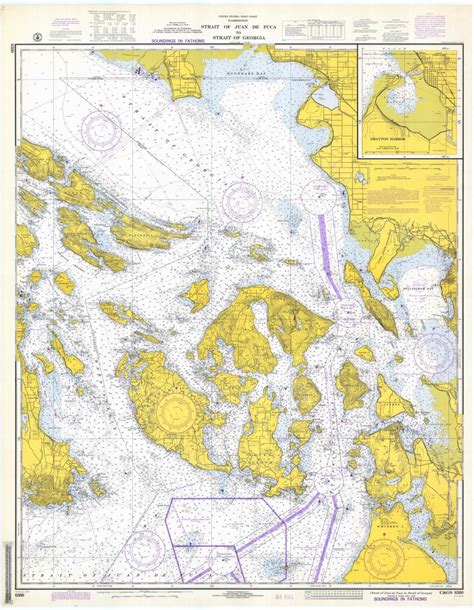 San Juan Islands Map 1972 | Etsy