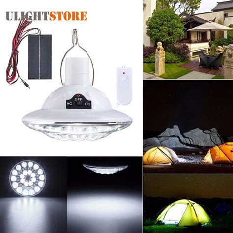 Solar Power Rechargeable 22 LED Light Bulb Super Bright Remote Control Yard Garden Outdoor ...