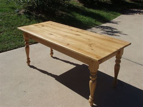 Buy Custom Made Pine Farmhouse Table, made to order from Edward Cooper Workshop | CustomMade.com
