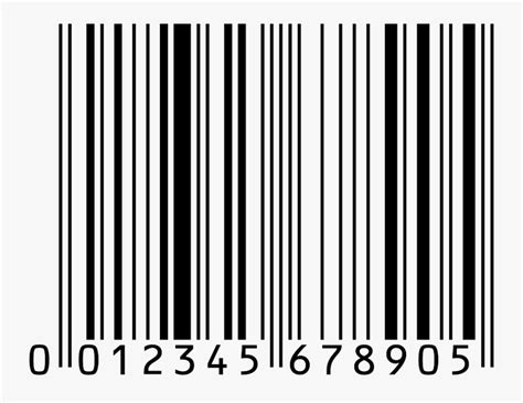 Transparent Fake Barcode Png - Ean 13 , Free Transparent Clipart - ClipartKey