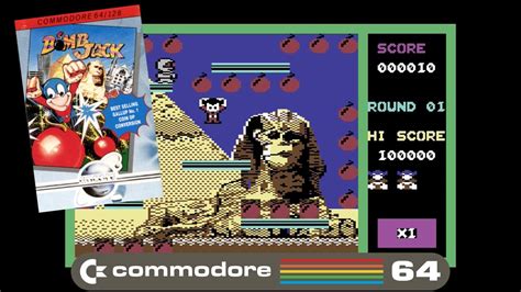 Commodore 64 Games - Bomb Jack - YouTube