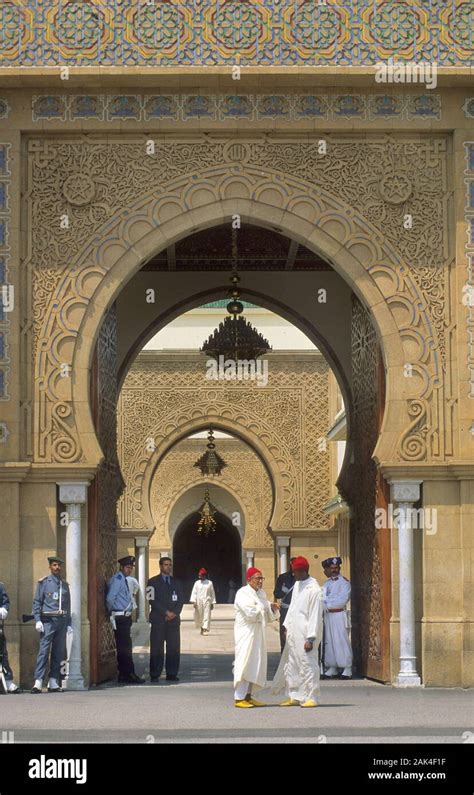 Morocco: Palace Entrance | usage worldwide Stock Photo - Alamy