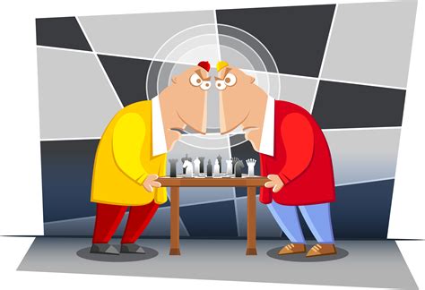 Clipart - Chess Face Off