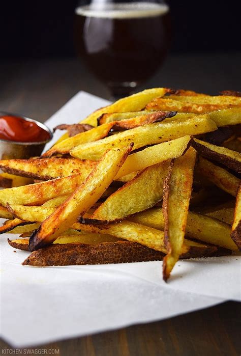 Baked Craft Beer Fries Recipe | Kitchen Swagger