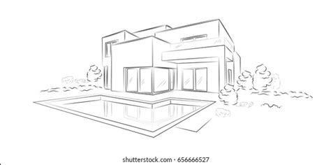 482,705 Modern House Draw Images, Stock Photos, and Vectors | Shutterstock