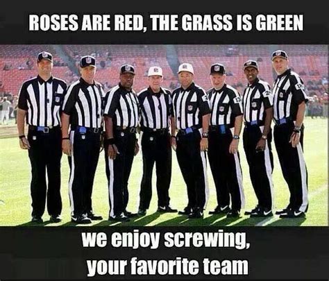 Referees | Funny football memes, Football jokes, Football funny