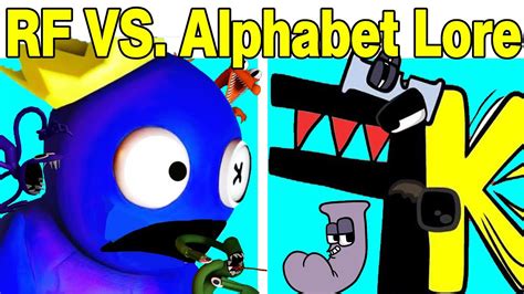 Rainbow Friends Vs Alphabet Lore Fnf Mod - IMAGESEE