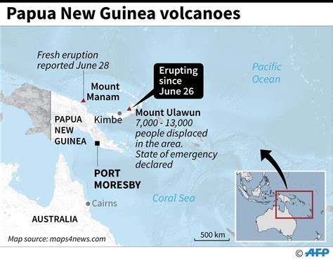 Papua New Guinea deploys army to help volcano emergency