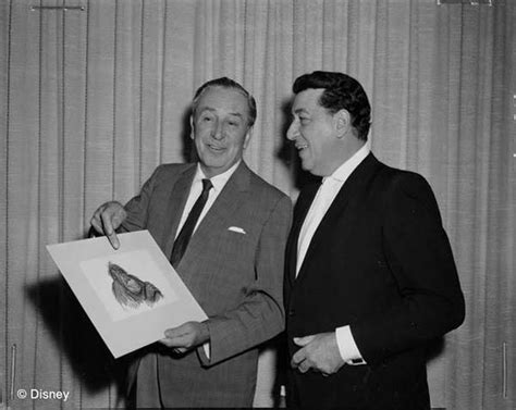 Walt Disney with Louis Prima, who voiced King Louie in The Jungle Book - Released in 1967 ...