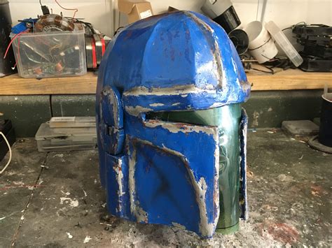 Made a Custom Mando Helmet : r/DIYProps