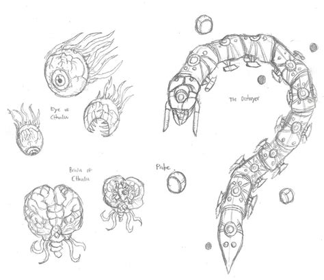 Terraria, Boss Concept Art 1 by DWestmoore on DeviantArt