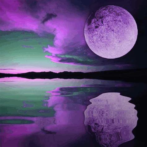 Lovely lavender moon | Purple sky, Beautiful moon, Sunset background