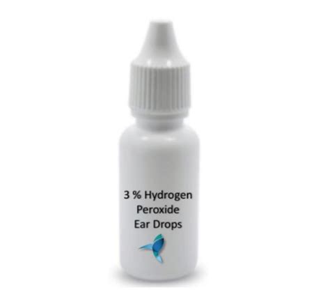 3% Hydrogen Peroxide Ear Drops Now Available