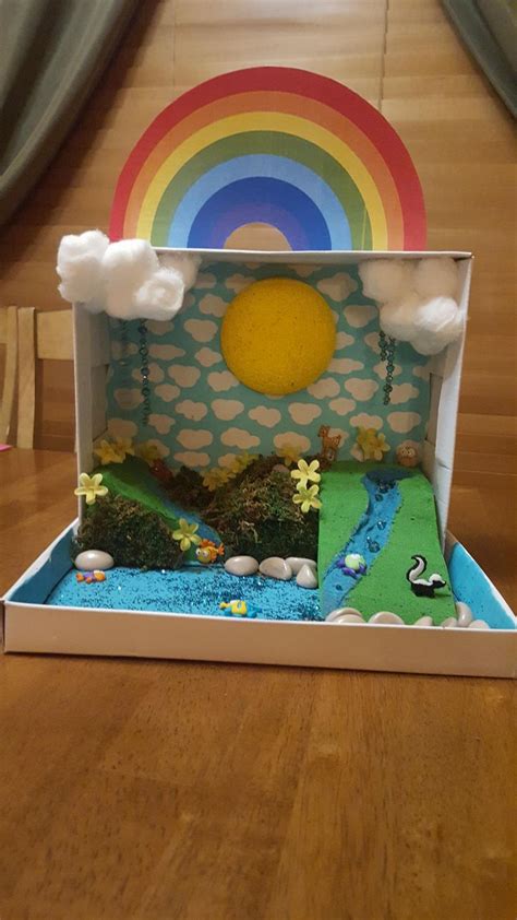 DIY Water Cycle Diorama