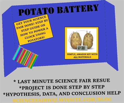 Potato Battery Science Fair Project