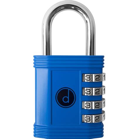 $11.99 Padlock Combination Lock in Blue Color for Gym & School Locker ...