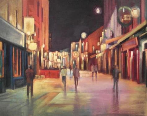 Morgan Ferriter Art on Twitter: "'December on Shop Street, Galway' oil on panel... 24" x 32 ...