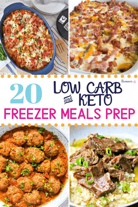 21 Low Carb Frozen Meals Recipes for Meal Prep - Dr. Davinah's Eats