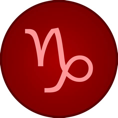 Clipart - Capricorn symbol