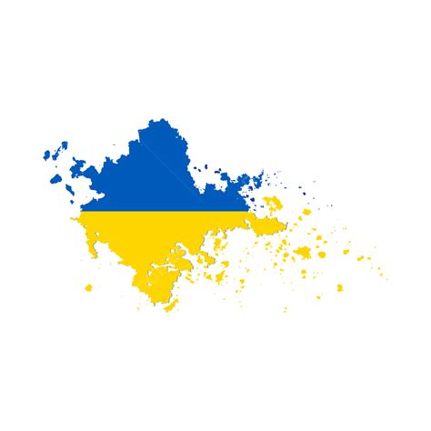 Ukraine Flag Vector Art PNG, Ukraine Flag Brush, Ukraine Png, Brush Flag, Ukraine PNG Image For ...