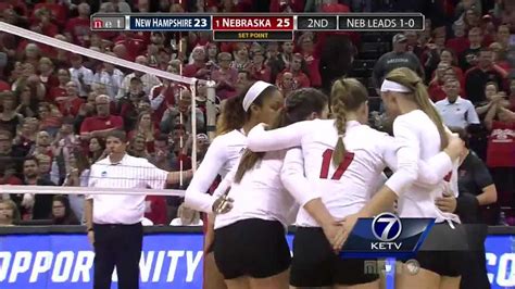 Highlights from Husker NCAA volleyball tournament