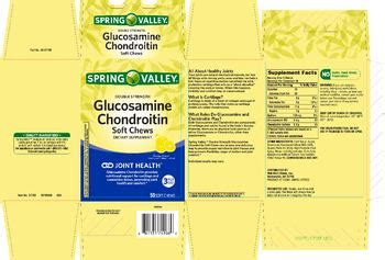 Spring Valley - Double Strength Glucosamine Chondroitin Soft Chews Orange Cream - 50.0 Softchew ...