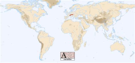 World Atlas: the Mountains of the World - Alps, Alpen, Alpi