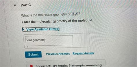 Solved Part A What is the molecular geometry of NF3? Enter | Chegg.com