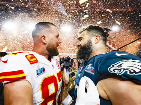 Travis Kelce Cries At Super Bowl Press Conference Over Brother Jason ...