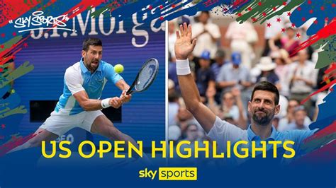 Novak Djokovic vs Bernabe Zapata Miralles | US Open highlights | Tennis ...