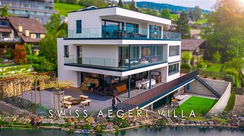 SWISS AERGERI VILLA | Luxury Swiss Villa on Lake Oberägeri, Switzerland - YouTube