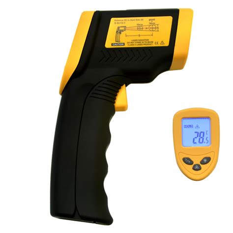 1PC DT8380 Digital IR Non Contact Infrared Thermometer With Laser Pointer Backlight Selection ...