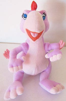 RARE LAND BEFORE TIME RUBY PLUSH 9 inch PINK STUFFED DINOSAUR TOY GREAT ...