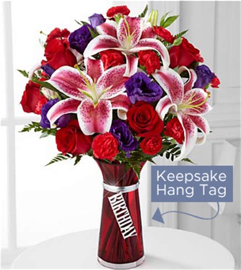 FTD Birthday Wishes Bouquet - PREMIUM - Same Day Delivery - Flowers Fast