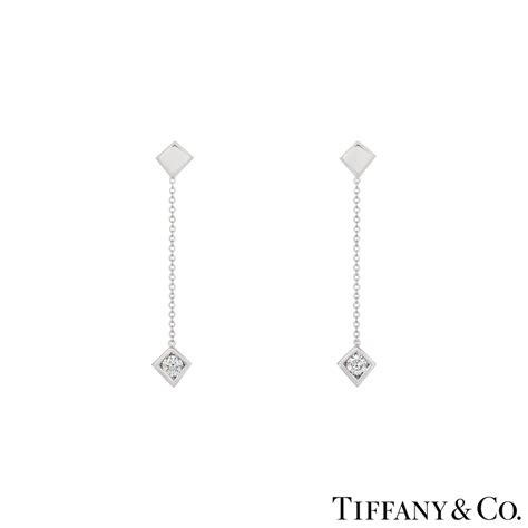 Tiffany & Co. Diamond Drop Earrings | Rich Diamonds