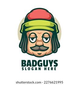 Bad Guys Mascot Logo Design Stock Vector (Royalty Free) 2276621995 | Shutterstock