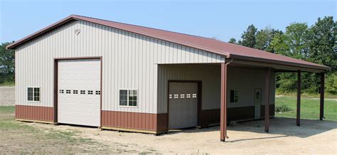 36X48X14 with 12X48 Lean To | Building a pole barn, Metal buildings, Pole barn homes