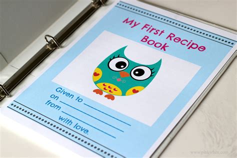 My First Recipe Book - Free Printables - Page 2 of 2 - PinkWhen