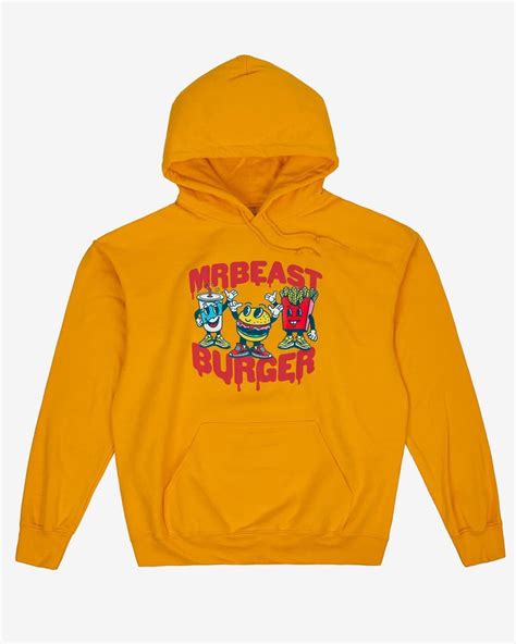 Mr Beast Hoodies - Mr Beast Burger Squad Pullover Hoodie | Mr Beast Shop