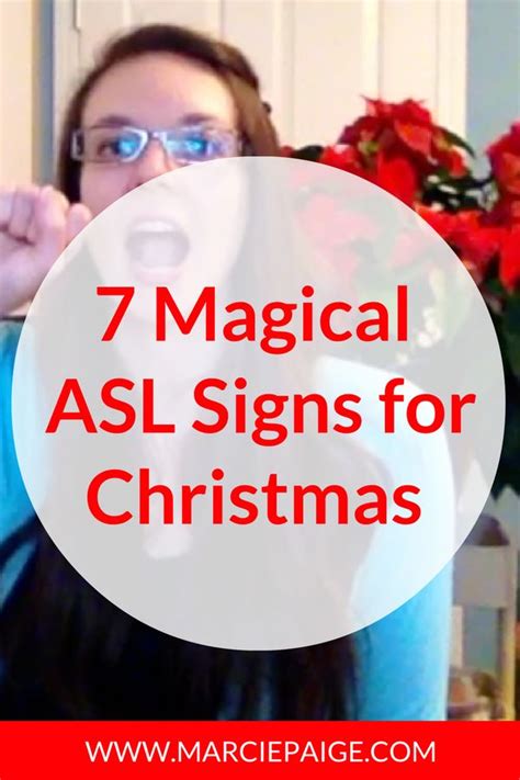 7 Magical ASL Signs for Christmas - Watch Video | Sign language lessons ...