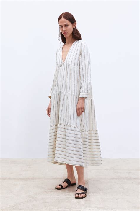 - View all-DRESSES-WOMAN | ZARA United Kingdom | Striped print dresses, Women long sleeve dress ...