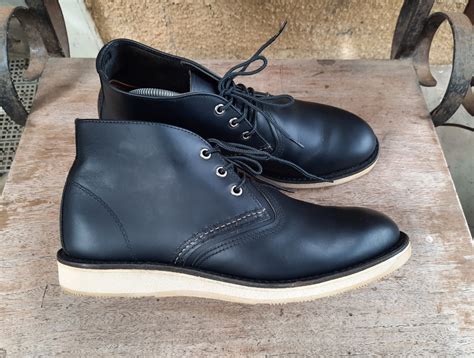 Red Wing 3148 Chukka Black Boots Redwing on Carousell