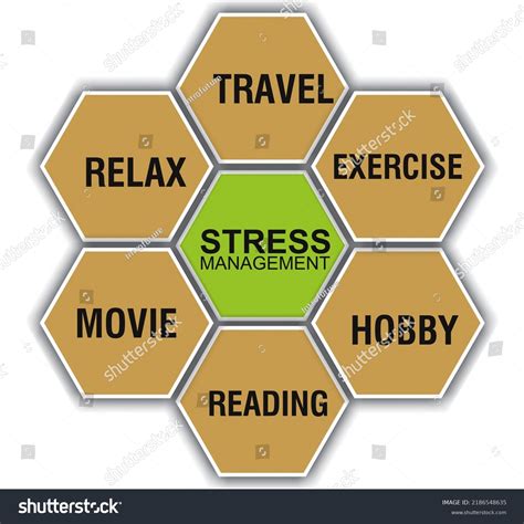 Stress Management Infographic Advice Template Poster Stock Illustration ...