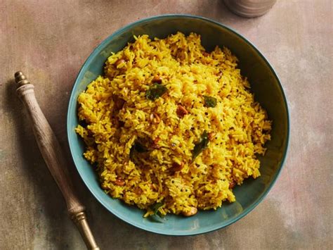 South Indian-Style Yellow Rice Recipe | Food Network Kitchen | Food Network