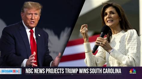 NBC News projects Trump wins South Carolina GOP primary