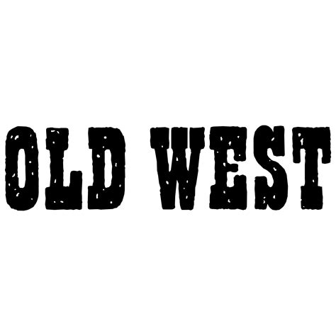 Old West Logo PNG Transparent & SVG Vector - Freebie Supply