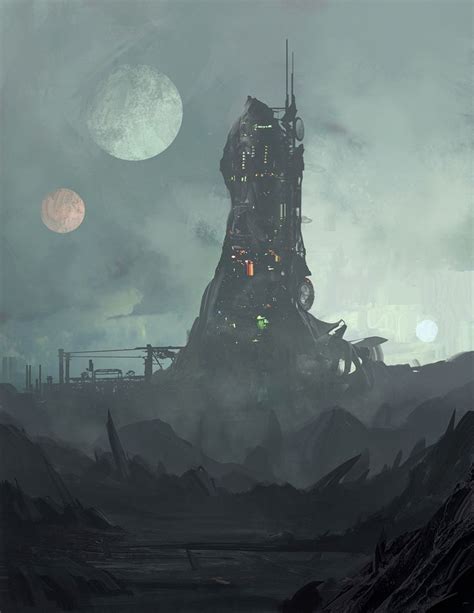 Sci-Fi Temple by ~VictorMosquera on deviantART | Concept art, Science fiction artwork, Sci fi ...