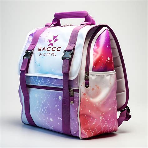 Premium AI Image | Elegant Gymnastics Bag for Kids With Nylon Material Metallic Color Screative ...