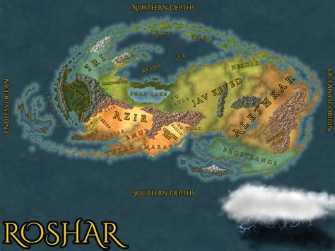 Recreated Roshar in 4K with the map making program Inkarnate. : r/Stormlight_Archive