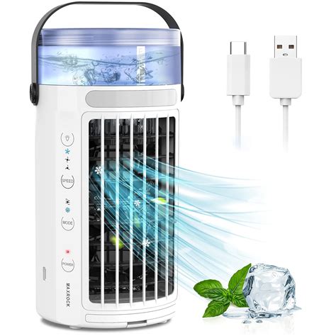 Buy Portable Air Conditioner Fan, MAXROCK Portable AC Personal Mini Air ...